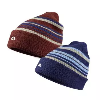 Теплая шапка для улицы, полосатая шерстяная шапка, холодная шапка, женская универсальная мужская вязаная шапка, шапка-пуловер, акриловая шапка для взрослых тёмно-синий