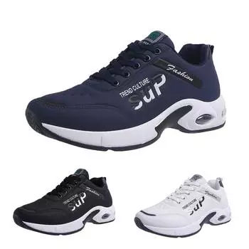 Теплая утепленная плюшевая походная обувь. Мужская зимняя обувь. Нескользящая хлопковая обувь. 40 синий