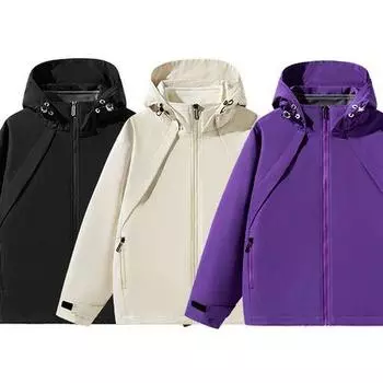 Теплая, ветро- и водонепроницаемая куртка три в одном, съемная куртка для активного отдыха, куртка из двух предметов одежды, с капюшоном, модная и универсальная куртка XL