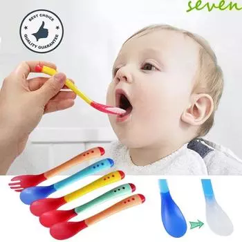 Теплая вилка для младенцев Green fork