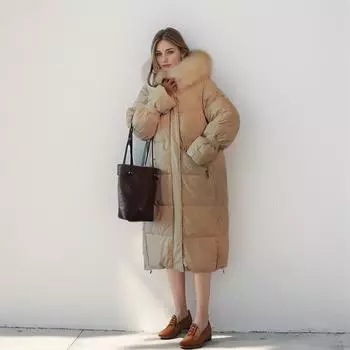 Теплая женская зимняя куртка с хлопковой подкладкой, средней и длинной длины, с подкладкой под колено XS синий