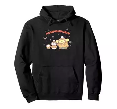 Теплая зимняя парка Pom Pom Purin чёрный
