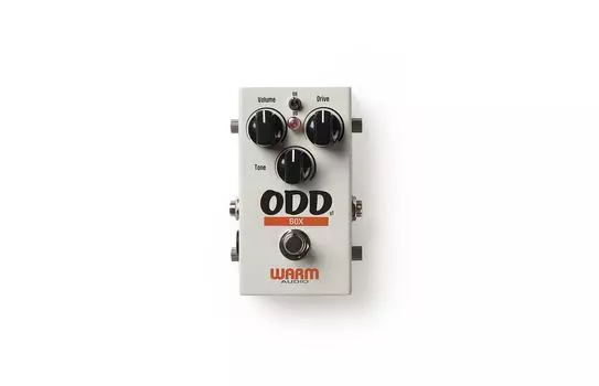 Теплое аудио ODD Box Overdrive Fault Педаль Компактный бутик TLO82CP Op Порошковое покрытие Стальной True Bypass V1, (Звук «Crank Amp», качество, усилитель, шасси,