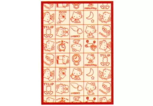 Теплое одеяло Hello Kitty Одеяло Hello Kitty (Одноместный размер) «Кураши» (N-KT5820)