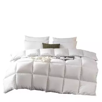 Теплое зимнее одеяло из бархата и перьев 150 * 200cm weighs about 2kg белый