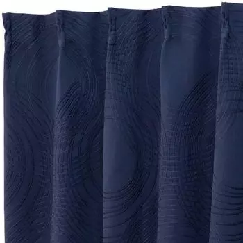Теплоизоляционная штора NITORI с подкладкой Blackout Grade 1 PK001 Navy 100X200X2 7322061 тёмно-синий