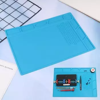 Теплоизоляционный коврик для пайки ESD, коврик для ремонта компьютера и телефона, рабочий коврик для ремонта, термостойкий силиконовый коврик для пайки