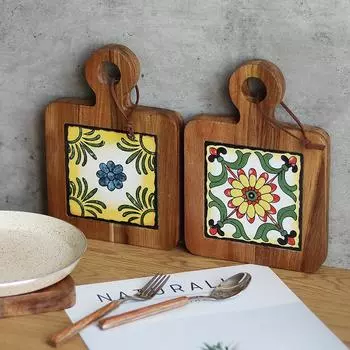 Теплоизоляционный коврик из японской акации Наньчжу Креативная кофейная чашка Термостойкая бытовая послеобеденная чашка для чая