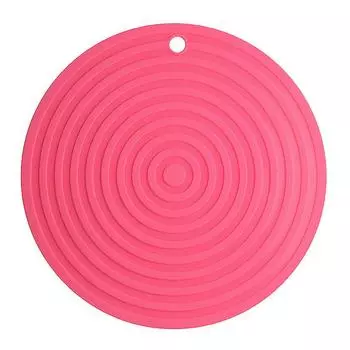 Теплоизоляционный коврик водонепроницаемый маслостойкий 18 X18x0.35см современные подставки для стаканов настольный коврик силиконовый круглый однотонный подставка