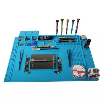 Теплоизоляционный рабочий коврик, паяльная станция, утюг, коврик для ремонта телефона, компьютера, магнитный термостойкий изолятор, платформа A-200