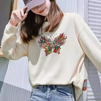 Теплообменная наклейка, моющаяся, сделай сам, простой в использовании узор бабочки, термонаклейки, нашивка для одежды, аппликация, швейный инструмент