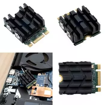 Теплоотводы для жестких дисков M.2 2242 SSD, алюминиевые радиаторы, пассивное охлаждение, теплоотводящая подставка для ПК