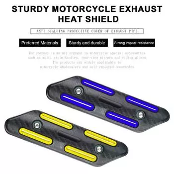 Тепловая крышка выхлопной трубы мотоцикла, универсальная изоляционная трубка с защитой от ожогов, защитная накладка выхлопной трубы мотоцикла зелёный