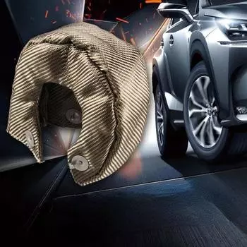 Тепловой экран турбины T3 Защитный кожух турбины Высокотемпературный теплоизоляционный кожух Крышка турбины из базальтового волокна серебряный