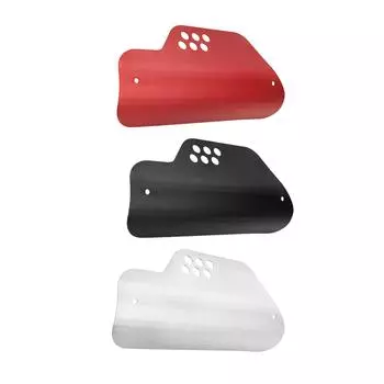 Тепловой экран выхлопной системы, высокая производительность, простая установка, заменяет профессиональный аксессуар для Honda Trail 125 ct125 2020-2024 красный