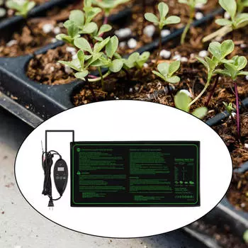 Тепловой коврик для рассады Регулируемый термостат Растения Теплый коврик для рассады для начала рассады 20inchx10inch