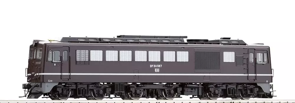 Тепловоз TOMIX HO Gauge JNR DF50, последняя модель, коричневый тепловоз, модель HO-209 коричневый