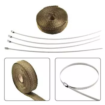 Тепловые выпускные коллекторы обертки замена чистого стекловолокна 5 метров комплект