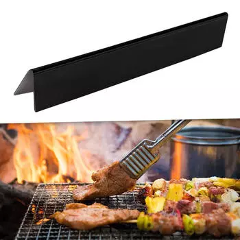 Теплозащитная пластина 17,4 дюйма x 2,2 x 2,3 дюйма, стальные аксессуары, универсальная крышка горелки для гриля