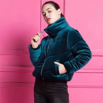 Теплые хлопковые базовые куртки, пальто, парки, верхняя одежда, осенне-зимняя женская одежда L коричневый