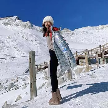 Теплые хлопковые ботинки женские зимние бархатные зимние ботинки женские средние зимние 2024 зимние новые корейские версии универсальные внутренние увеличивающие рост короткие ботинки 36