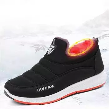 Теплые хлопковые ботинки, зимние мужские и женские хлопковые ботинки, плюшевые зимние ботинки для отдыха, большой размер 36-44 41