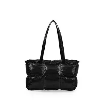 Теплые и модные сумки-тоут из хлопка для женщин — новые зимние модели! белый