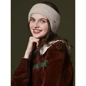 Теплые и мягкие шерстяные наушники и маски для глаз для мужчин и женщин, ветрозащитные и антифрикционные наушники-мешки для защиты ушей.