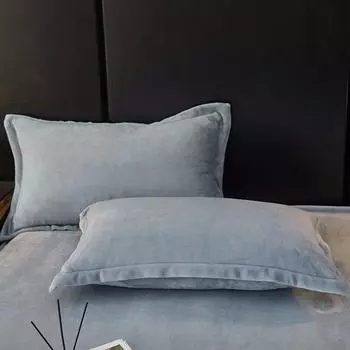 Теплые наволочки, однотонные наволочки 48x74 см, наволочки для подушек, прямоугольные наволочки Funda Almohada, 2 шт., бархатная наволочка 2 pillowcase 48x74cm