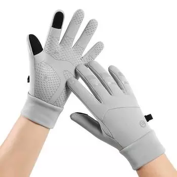 Теплые перчатки для мужчин и женщин для осенних и зимних видов спорта на открытом воздухе, велоспорта, защиты от брызг воды и износостойкие, спортивные, с сенсорным экраном, плюс бархат M