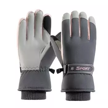 Теплые перчатки для вождения, противоскользящие варежки для сноуборда, варежки для катания на открытом воздухе, перчатки с сенсорным экраном, для бега