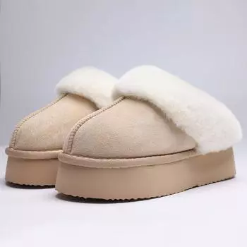 Теплые пушистые меховые тапочки женские зимние тапочки из плюша удобные домашние тапочки с плюшевой подкладкой нескользящие домашние пушистые меховые тапочки 36-37 хаки