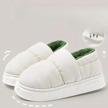 Теплые тапочки для пары в новом стиле 36-37 белый