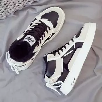 Теплые зимние кроссовки, устойчивые к холоду, мужские высокие зимние спортивные ботинки для мужчин, толстая плюшевая обувь с мехом, противоскользящая, оригинальные предложения 39