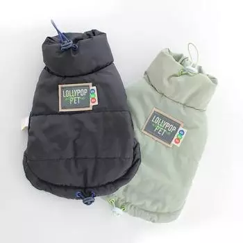 Теплый двуногий жилет для маленькой собаки, повседневный жилет с высоким воротником и кнопками для домашних животных, пальто для зимы, одежда для щенков XS