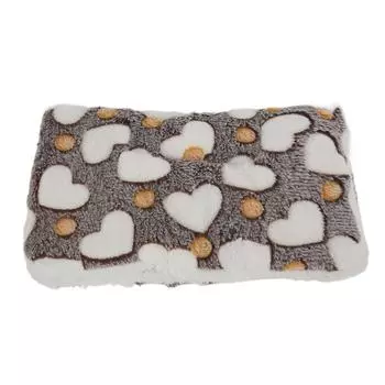 Теплый флисовый коврик для хомяка, мягкий и удобный, теплый зимний коврик для сна для хомяков S