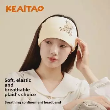 Теплый хлопковый платок для беременных и послеродовых периодов - ветрозащитная повязка для волос на осень/зиму One Size