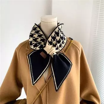 Теплый кашемировый шарф, женский вязаный зимний длинный плотный мягкий шарф, женский шарф