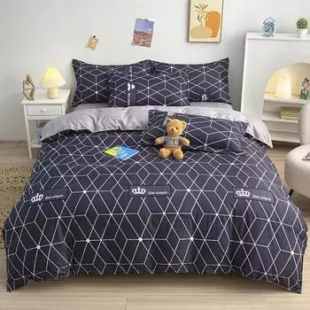 Теплый комплект из четырех предметов, пододеяльник, постельное белье, постельные принадлежности, комплект из трех предметов для одноместного номера 1.2m bed