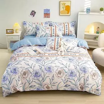 Теплый комплект из четырех предметов, пододеяльник, постельное белье, постельные принадлежности, комплект из трех предметов для одноместного номера 1.2m bed