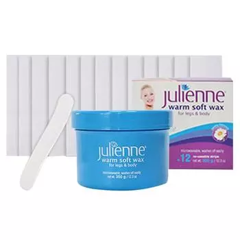 Теплый мягкий сахарный воск для депиляции Julianne для всех зон, 350 г 1 набор, 350 г, 1 набор