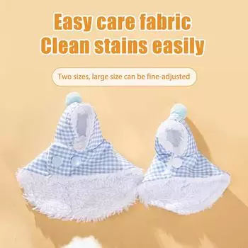 Теплый плащ-накидка для птиц, сохраняющий тепло зимой, костюм для выхода на улицу, теплая одежда для птиц, утолщенный плащ-попугай, цветная зимняя одежда для птиц A4