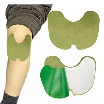 Теплый пластырь на колено, пластырь для облегчения боли в шее и спине, пластырь из полыни