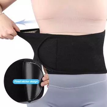 Теплый пояс для мужчин и женщин, плюшевый терморемень для поддержки поясницы, сохраняющий тепло, защита живота, пояс для живота на зиму XL