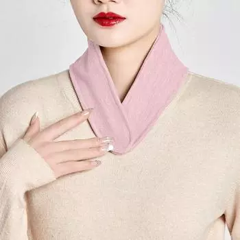 Теплый шарф для мужчин и женщин, теплый шарф, мягкий, удобный, однотонный, дышащий, быстросохнущий, теплый шейный платок чёрный