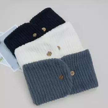 Теплый шарф, унисекс, уютный зимний шарф для мужчин и женщин, мягкий флисовый шарф для шеи с застежкой на пуговицы для комфорта в любую погоду A темно-серого