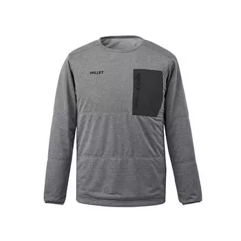 Теплый свитер Alpha Light Sweat II Crew MIV01902 Charcoal Heather L [Millet] для мужчин (НОВЫЙ ЛОГОТИП)