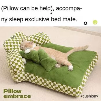 Теплый зимний домик для кошек и собак, глубокое гнездо для домашних животных, веселье, комфорт, осень, теплый туннель, коврик-гнездо для маленьких и средних собак, товары для животных