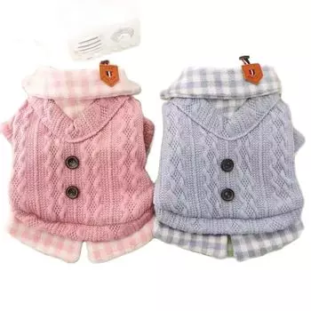 Теплый зимний свитер для собак, мягкая одежда для собак, бишон Тедди, XS, S, M, L, XL XS