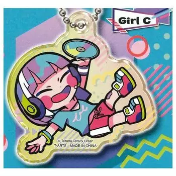 Tera Terada Acrylic Key Chain Gacha Gacha Capsule Toy [3.Girl C] (Single Item)